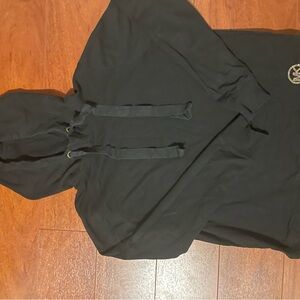 Michael Kors Black Pullover Hoodie with Subtle Logo